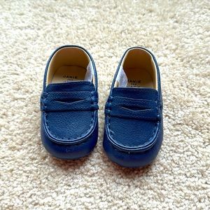 Janie and Jack 6-12 month blue loafers